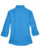 Devon & Jones Ladies' Perfect Fit™ 3/4-Sleeve Stretch Poplin Blouse FRENCH BLUE FlatBack