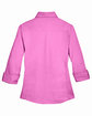 Devon & Jones Ladies' Perfect Fit™ 3/4-Sleeve Stretch Poplin Blouse CHARITY PINK FlatBack