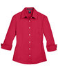 Devon & Jones Ladies' Perfect Fit™ 3/4-Sleeve Stretch Poplin Blouse RED FlatFront