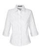 Devon & Jones Ladies' Perfect Fit™ 3/4-Sleeve Stretch Poplin Blouse WHITE OFFront