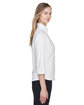 Devon & Jones Ladies' Perfect Fit™ 3/4-Sleeve Stretch Poplin Blouse WHITE ModelSide