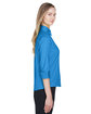Devon & Jones Ladies' Perfect Fit™ 3/4-Sleeve Stretch Poplin Blouse FRENCH BLUE ModelSide