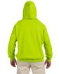 Gildan Adult DryBlend Hooded Sweatshirt SAFETY GREEN ModelBack