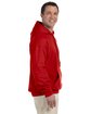 Gildan Adult DryBlend Hooded Sweatshirt RED ModelSide