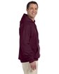 Gildan Adult DryBlend Hooded Sweatshirt MAROON ModelSide
