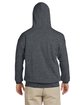 Gildan Adult Heavy Blend™ 8 oz., 50/50 Hooded Sweatshirt DARK HEATHER ModelBack