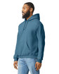 Gildan Adult Heavy Blend™ 8 oz., 50/50 Hooded Sweatshirt INDIGO BLUE ModelSide