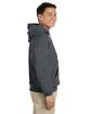 Gildan Adult Heavy Blend™ 8 oz., 50/50 Hooded Sweatshirt DARK HEATHER ModelSide