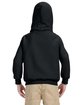 Gildan Youth Heavy Blend™ 50/50 Hooded Sweatshirt BLACK ModelBack