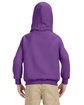 Gildan Youth Heavy Blend™ 8 oz., 50/50 Hooded Sweatshirt PURPLE ModelBack