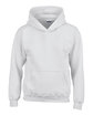Gildan Youth Heavy Blend™ 8 oz., 50/50 Hooded Sweatshirt WHITE FlatFront