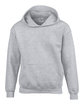 Gildan Youth Heavy Blend™ 50/50 Hooded Sweatshirt SPORT GREY FlatFront
