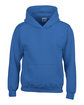 Gildan Youth Heavy Blend™ 50/50 Hooded Sweatshirt ROYAL FlatFront