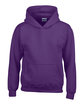 Gildan Youth Heavy Blend™ 50/50 Hooded Sweatshirt PURPLE OFFront