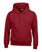 Gildan Youth Heavy Blend™ 50/50 Hooded Sweatshirt CARDINAL RED OFFront