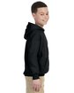 Gildan Youth Heavy Blend™ 8 oz., 50/50 Hooded Sweatshirt BLACK ModelSide