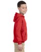 Gildan Youth Heavy Blend™ 50/50 Hooded Sweatshirt RED ModelSide