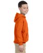 Gildan Youth Heavy Blend™ 50/50 Hooded Sweatshirt ORANGE ModelSide