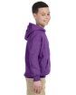 Gildan Youth Heavy Blend™ 50/50 Hooded Sweatshirt PURPLE ModelSide