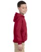 Gildan Youth Heavy Blend™ 50/50 Hooded Sweatshirt CARDINAL RED ModelSide