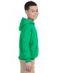 Gildan Youth Heavy Blend™ 50/50 Hooded Sweatshirt IRISH GREEN ModelSide