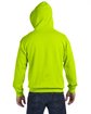 Gildan Adult Heavy Blend™ 8 oz., 50/50 Full-Zip Hooded Sweatshirt SAFETY GREEN ModelBack