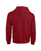 Gildan Adult Heavy Blend™ 8 oz., 50/50 Full-Zip Hooded Sweatshirt CARDINAL RED OFBack