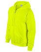 Gildan Adult Heavy Blend™ 8 oz., 50/50 Full-Zip Hooded Sweatshirt SAFETY GREEN OFQrt