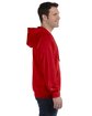 Gildan Adult Heavy Blend™ 8 oz., 50/50 Full-Zip Hooded Sweatshirt RED ModelSide