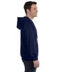 Gildan Adult Heavy Blend™ 8 oz., 50/50 Full-Zip Hooded Sweatshirt NAVY ModelSide