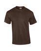 Gildan Adult Ultra Cotton T-Shirt DARK CHOCOLATE FlatFront