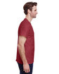 Gildan Adult Ultra Cotton® T-Shirt HEATHER CARDINAL ModelSide
