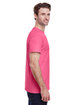 Gildan Adult Ultra Cotton® T-Shirt SAFETY PINK ModelSide