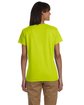 Gildan Ladies' Ultra Cotton® T-Shirt SAFETY GREEN ModelBack