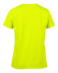 Gildan Ladies' Ultra Cotton® T-Shirt SAFETY GREEN FlatBack