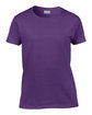 Gildan Ladies' Ultra Cotton® T-Shirt PURPLE OFFront