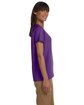Gildan Ladies' Ultra Cotton® T-Shirt PURPLE ModelSide