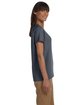 Gildan Ladies' Ultra Cotton® T-Shirt DARK HEATHER ModelSide