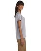 Gildan Ladies' Ultra Cotton® T-Shirt SPORT GREY ModelSide