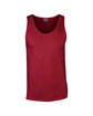 Gildan Adult Ultra Cotton® Tank CARDINAL RED OFFront