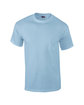 Gildan Adult Ultra Cotton® 6 oz. Pocket T-Shirt LIGHT BLUE OFFront