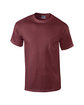Gildan Adult Ultra Cotton® 6 oz. Pocket T-Shirt MAROON OFFront