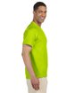 Gildan Adult Ultra Cotton® 6 oz. Pocket T-Shirt SAFETY GREEN ModelSide