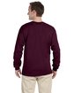 Gildan Adult Ultra Cotton® 6 oz. Long-Sleeve T-Shirt MAROON ModelBack