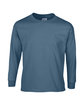 Gildan Adult Ultra Cotton® 6 oz. Long-Sleeve T-Shirt INDIGO BLUE OFFront