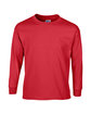 Gildan Adult Ultra Cotton® 6 oz. Long-Sleeve T-Shirt RED OFFront