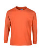 Gildan Adult Ultra Cotton® 6 oz. Long-Sleeve T-Shirt ORANGE OFFront