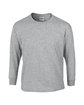 Gildan Adult Ultra Cotton® 6 oz. Long-Sleeve T-Shirt SPORT GREY OFFront