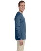 Gildan Adult Ultra Cotton®  Long-Sleeve T-Shirt INDIGO BLUE ModelSide