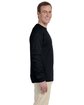 Gildan Adult Ultra Cotton® 6 oz. Long-Sleeve T-Shirt BLACK ModelSide